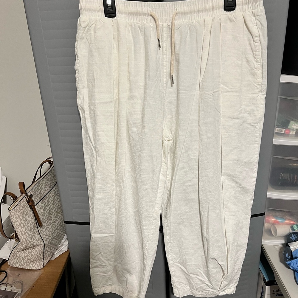Coof Andy ladies Casual ivory Pants size large NWOT